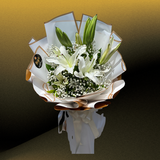 Elegant Grace Lily Bouquet